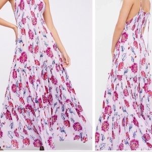 Free People Garden Party maxi dress in lilac